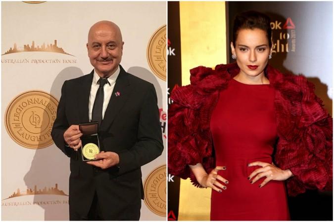 Anupam Kher supports Kangana Ranaut Anupam Kher supports Kangana Ranaut