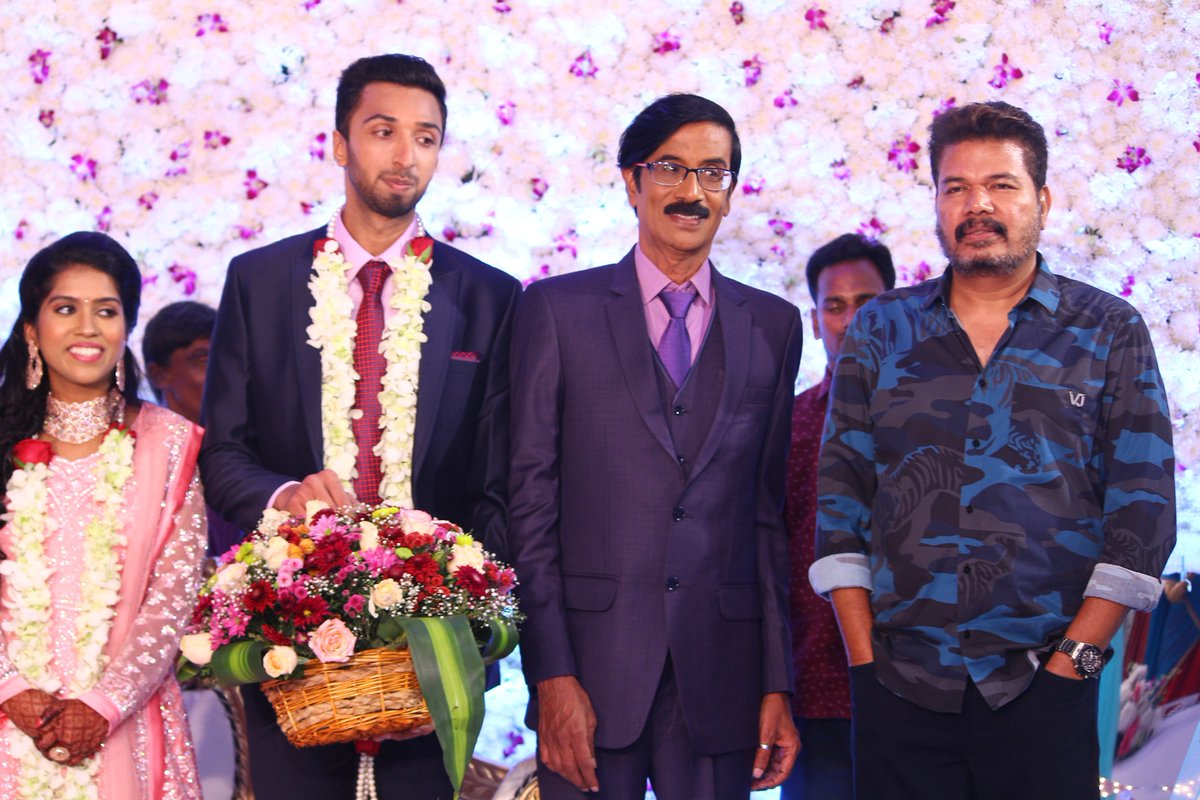 Shankar at Manobala's Son Harish's Wedding