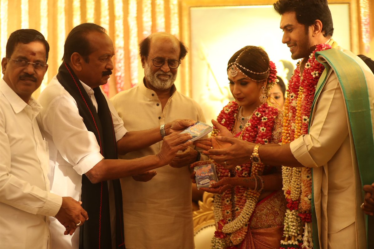 Rajinikanth S Daughter Marriage Best Pictures From Soundarya With Vishagan S Wedding Ibtimes