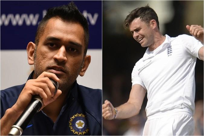 ICC paid a massive tribute to Dhoni and Anderson MS Dhoni James Anderson