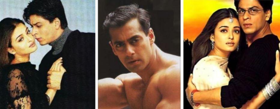 Aishwarya Rai, Shah Rukh Khan, Salman Khan