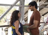 Zoya Akhtar and Ranveer Singh on Gully Boy sets