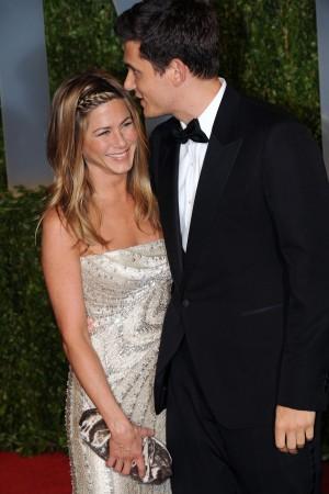 Actress Jennifer Aniston and singer John Mayer Jennifer Aniston