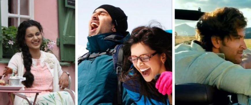 Queen, Ye Jawaani Hai Deewani, Zindagi Na Milegi Dobara