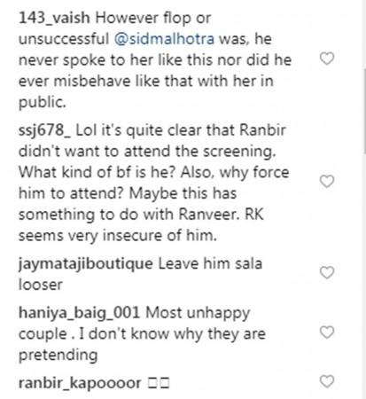 People started speculating if Ranbir felt uncomfortable with Alia sharing passionate lip locks with Ranveer in Gully Boy Ranbir Kapoor looks visibly annoyed while speaking to Alia Bhatt
