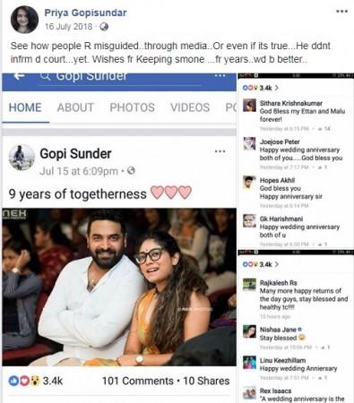 Gopi Sundar trolled