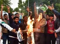 pulwama CRPF attack protests
