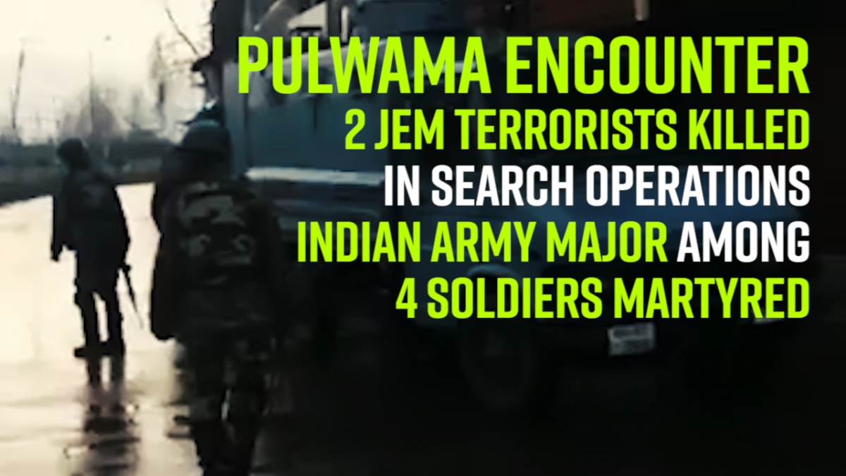 Encounter Underway In Jammu And Kashmir's Pulwama; 3 Terrorists Killed ...