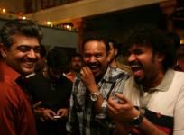 Venkat Prabhu with Ajith and Premji