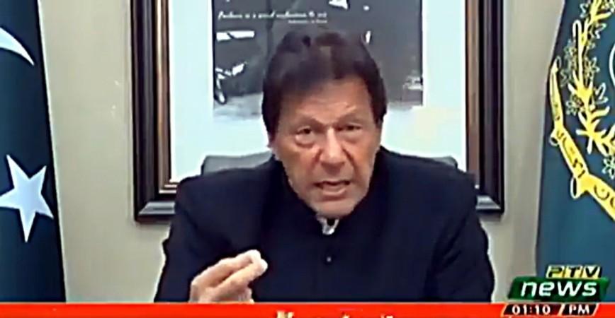 Pakistan Prime Minister Imran Khan Pakistan Prime Minister Imran Khan's statement regarding Pulwama militant attack.