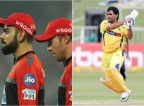 RCB CSK Kohli Dhoni