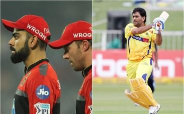RCB CSK Kohli Dhoni