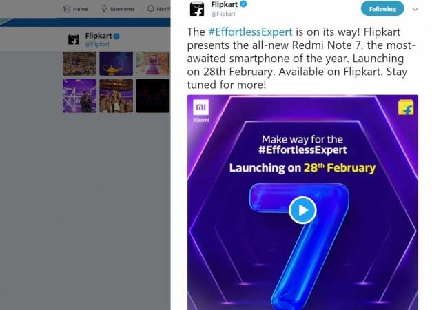Flipkart is the official e-commerce partner of Xiaomi to sell Redmi Note 7 in India. Flipkart, Xiaomi,Redmi Note7, teaser