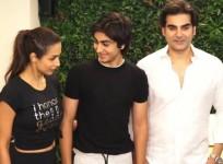 Malaika Arora, Arhaan and Arbaaz Khan