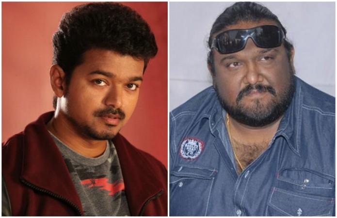 Vijay and Siruthai Siva. Vijay and Siruthai Siva