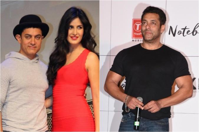 Aamir Khan, Katrina Kaif, Salman Khan
