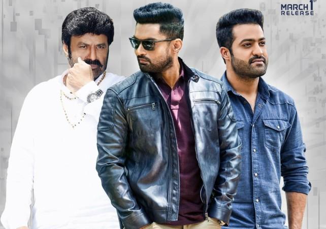 Nandamuri Balakrishna, Kalyan Ram and Jr NTR Nandamuri Balakrishna, Kalyan Ram and Jr NTR