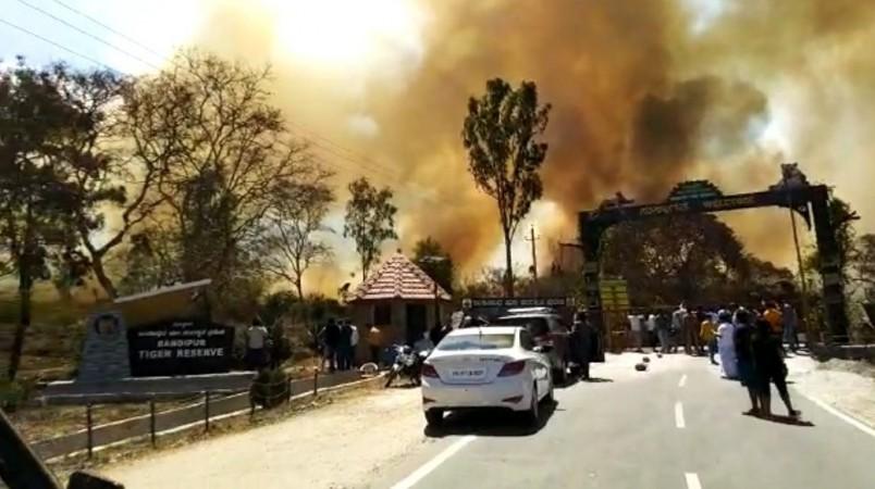 Bandipur Tiger Reserve fire Bandipur fire