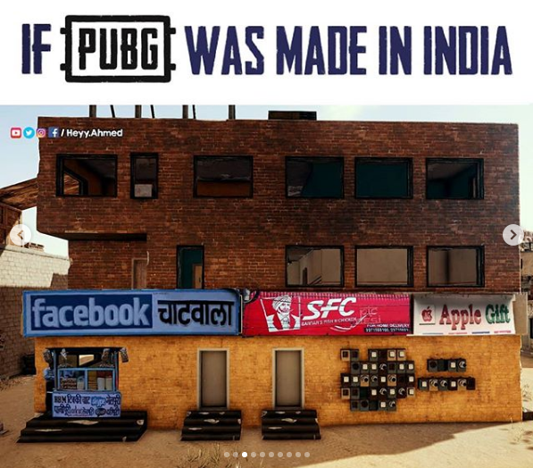 If PUBG was made in India memes