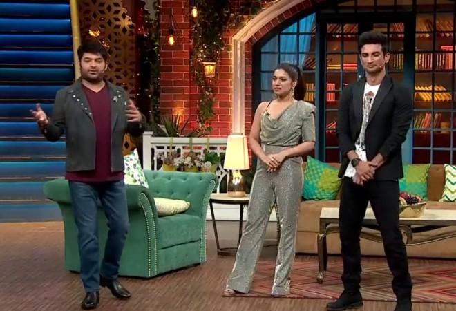 Kapil Sharma, Bhumi Pednekar, Sushant Singh Rajput Kapil Sharma, Bhumi Pednekar, Sushant Singh Rajput