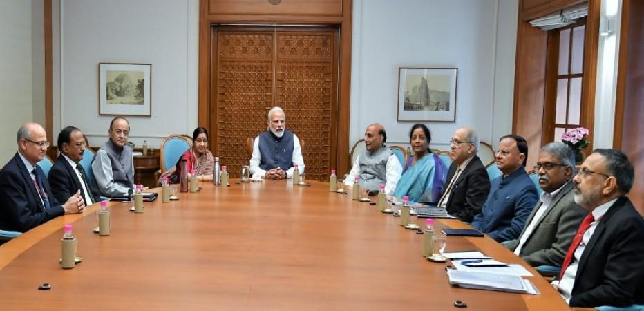 PM Narendra Modi holds cabinet security meeting