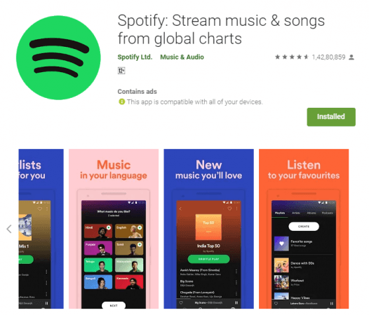 Spotify is available in India
