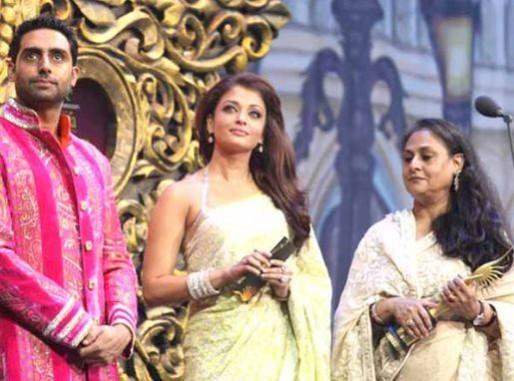 Abhishek Bachchan, Aishwarya Rai, Jaya Bachchan