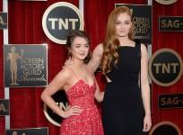 Maisie Williams and Sophie Turner