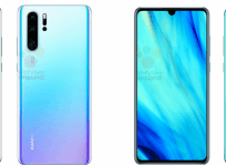 Huawei P30 Pro (L) and P30 leaked renders