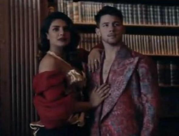 Priyanka Chopra and Nick Jonas in Sucker. Priyanka Chopra and Nick Jonas in Sucker