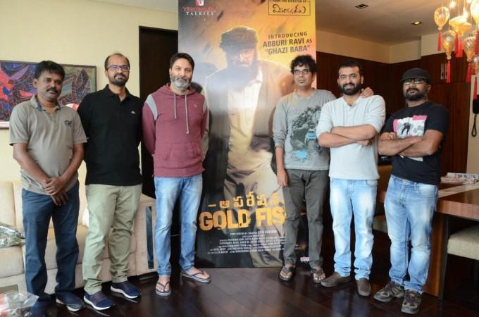 Trivikram Srinivas at the first look launch of Abburi Ravi's Operation Gold Fish Trivikram Srinivas at the first look launch of Abburi Ravi's Operation Gold Fish