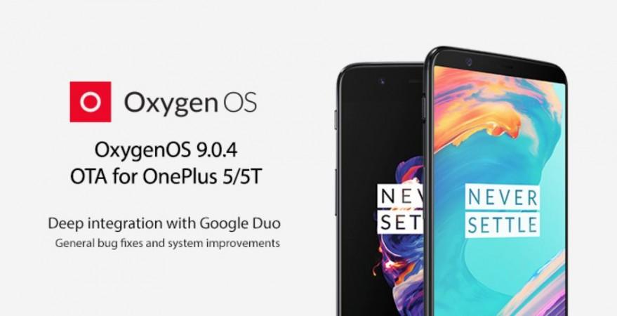 OnePlus releases OxygenOS 9.0.4 update with Google Duo feature to OnePlus 5 and the OnePlus 5T. OnePlus, OxygenOS 9.0.4, update, Google Duo