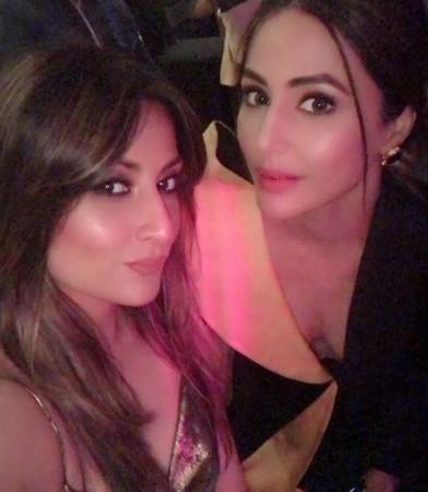 Urvashi Dholakia and Hina Khan Urvashi Dholakia and Hina Khan