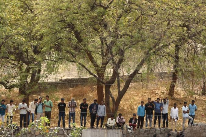 Indian fans innovating to watch the 1st ODI between India and Australia in Hyderabad. India cricket team