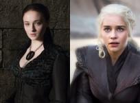 Sansa Stark and Daenerys Targaryen in Game of Thrones season 8