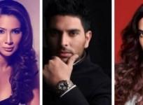 Kim Sharma, Yuvraj Singh, Deepika Padukone