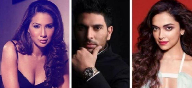 Kim Sharma, Yuvraj Singh, Deepika Padukone