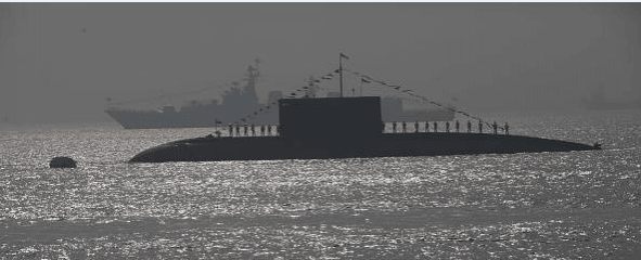 A video of the Indian submarine allegedly entering Pakistani waters was released by the Pakistan Navy. Indian submarine