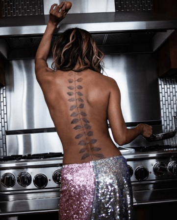 Halle Berry new tattoo Halle Berry