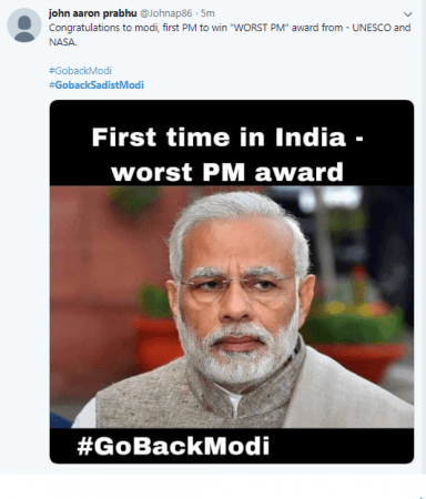 Modi twiiter