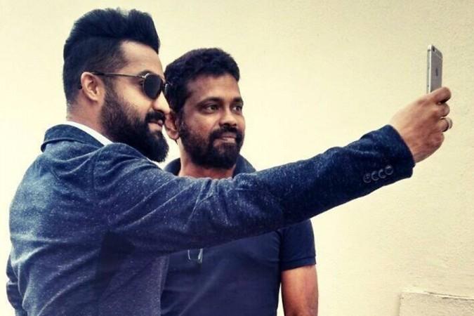 Director Sukumar with Junior NTR Director Sukumar with Junior NTR