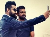 Director Sukumar with Junior NTR