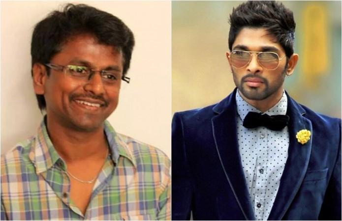 AR Murugadoss with Allu Arjun. AR Murugadoss with Allu Arjun