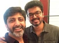 Mohan Raja with Vijay