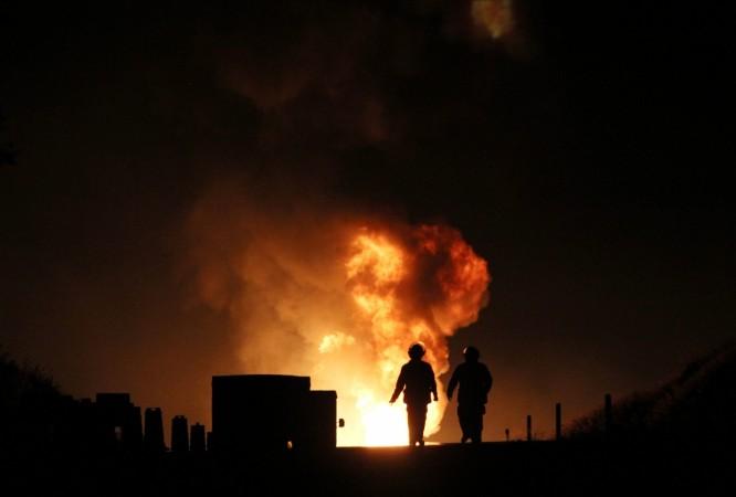 Representational Image Gas pipeline bombing