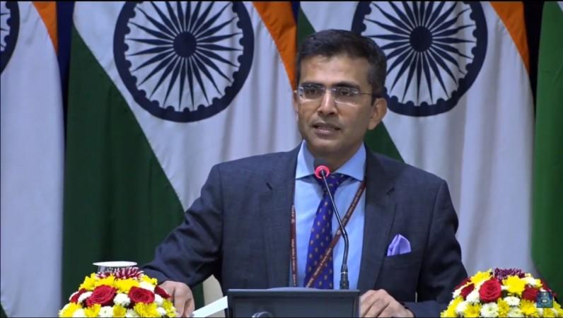 Ministry of External Affairs Spokesperson Raveesh Kumar during weekly media briefing in New Delhi on March 15, 2018. Ministry of External Affairs Spokesperson Raveesh Kumar