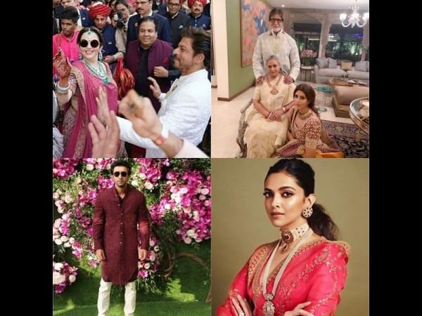 Bollywood stars at Akash Ambani Shloka Mehta wedding. Bollywood stars at Akash Ambani Shloka Mehta wedding