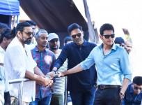 Mahesh Babu on Maharshi set