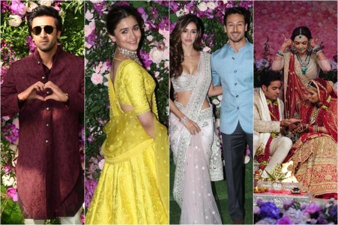 Ranbir Kapoor, Alia Bhatt, Disha Patani, Tiger Shroff, Akash Ambani, Nita Ambani, Shloka Mehta Ranbir Kapoor, Alia Bhatt, Disha Patani, Tiger Shroff, Akash Ambani, Nita Ambani, Shloka Mehta