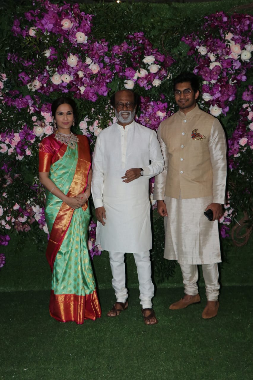 Soundarya Rajinikanth, Rajinikanth, Soundarya's husband Vishagan